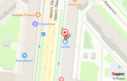 Торговый центр Салма на карте