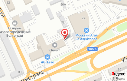 Агентство недвижимости Квадрат на улице имени Константина Симонова на карте