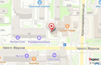 Мужской салон красоты Just Men на проспекте Фрунзе на карте