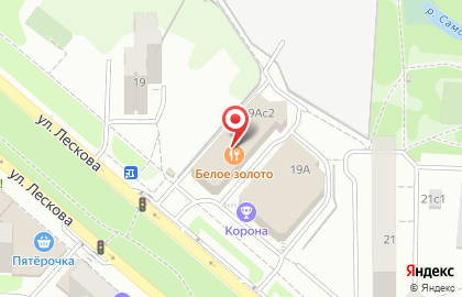 Салон-парикмахерская на улице Лескова на карте