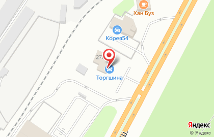 Шинный центр Торгшина в Советском районе на карте