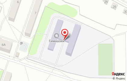 Гимназия, г. Узловая на карте