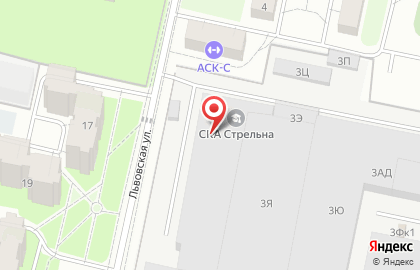 Детская школа фигурного катания Ледяная победа в Петродворцовом районе на карте