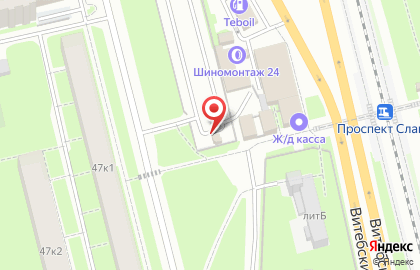 Автостоянка в Санкт-Петербурге на карте