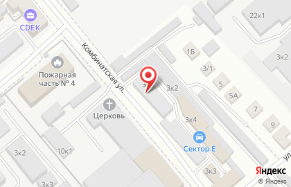 Сибирские двери на Комбинатской улице на карте