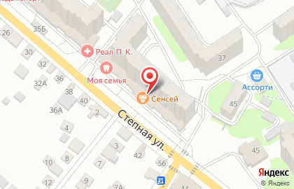 Магазин разливного пива Пивной стандарт на Степной улице на карте