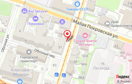 Магазин канцтоваров Канцторг в Нижегородском районе на карте