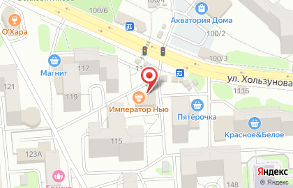 Магазин разливного пива Хмельник на улице Хользунова, 117а на карте