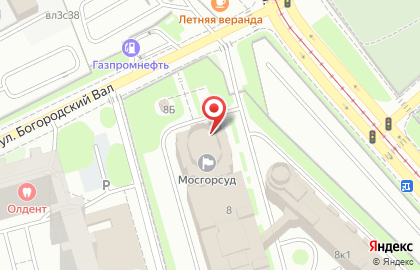 Московский городской суд на карте