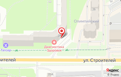 Бар-магазин Кубанские вина на улице Строителей на карте