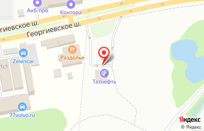 Татнефть на Георгиевском проспекте в Зеленограде на карте
