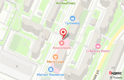 Медицинский центр Консилиум в Ульяновске на карте