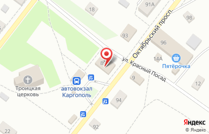 Мясной магазин на улице Ленина на карте