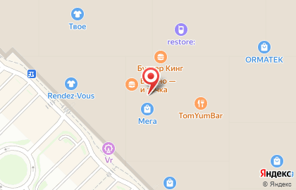 Семейный торговый центр Мега в Кировском районе на карте
