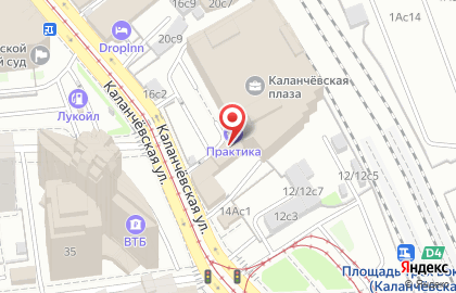 Анахата на Каланчёвской улице на карте