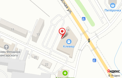 Магазин бытовой химии, парфюмерии и косметики Фортуна в Октябрьском районе на карте