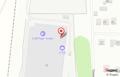 СТФ на Липовой улице на карте