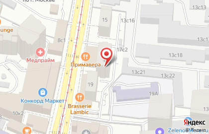 Ресторан Примавера на улице Шаболовка на карте
