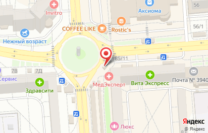 Киоск по продаже цветов на улице Генерала Лизюкова на карте