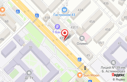 Кафе быстрого питания Rush lavash на проспекте Имама Шамиля на карте