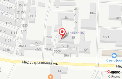 Транспортно-экспедиционная фирма КАМАтранссервис на Индустриальной улице на карте