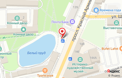 Офис продаж Билайн на проспекте Красной Армии на карте