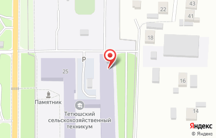 Тетюшский сельскохозяйственный техникум на карте