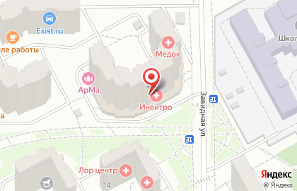Автошкола ТопГир на Завидной улице на карте