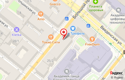 Магазин посуды Villeroy & Boch в Петроградском районе на карте