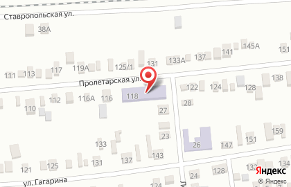 Детский сад №3 на Пролетарской улице на карте