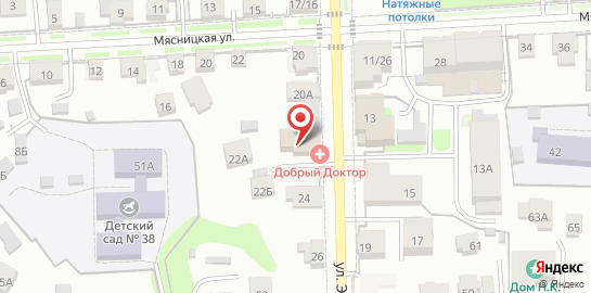 Медицинский центр Добрый Доктор на карте