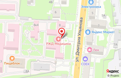Славянская клиника Тула на карте
