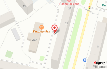 Продуктовый магазин на Зои Космодемьянской на карте