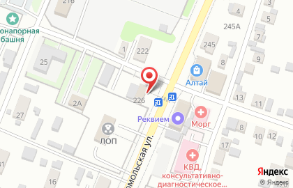 Городская похоронная служба на Комсомольской на карте