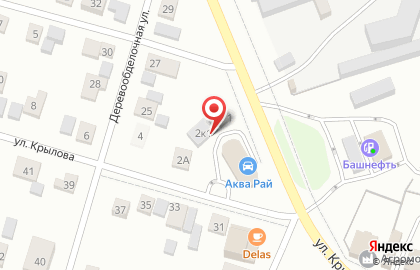 Автомойка самообслуживания на улице Крылова на карте