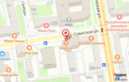 Спа салон Каприс на Советской улице на карте
