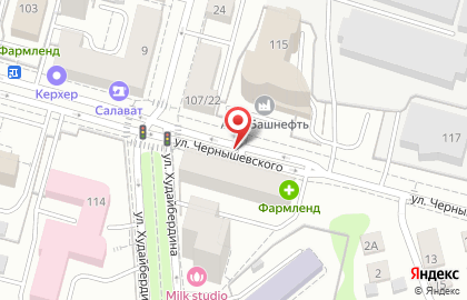 С иголочки на улице Чернышевского на карте