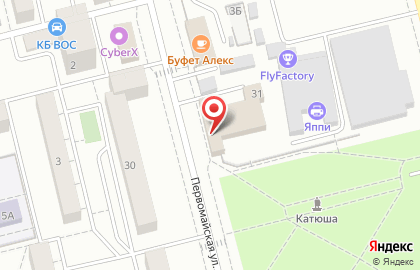 Типография Арена Принт на Первомайской улице на карте