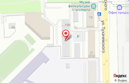 Торговая компания ТЕХНОВА на улице Тухачевского на карте