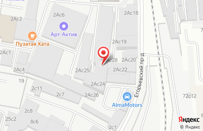 ООО ТРЕНД в Егорьевском проезде на карте