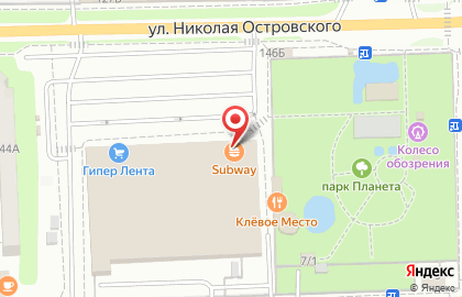 Химчистка Бианко на улице Николая Островского на карте