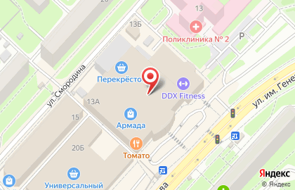 Магазин парфюмерии и косметики Л`Этуаль в Октябрьском районе на карте