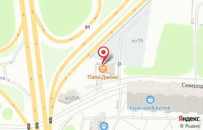 Пиццерия Папа Джонс в Москве на карте