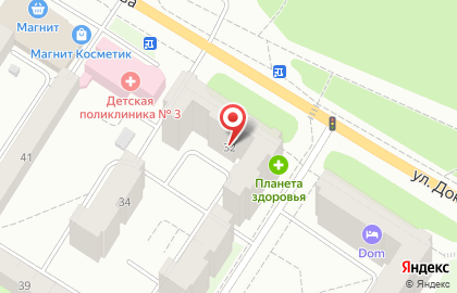 Аптека Планета Здоровья на улице Докучаева, 32 на карте