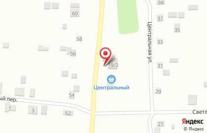 Мини-маркет Центральный на Центральной улице на карте