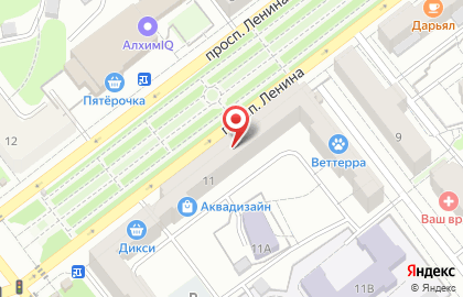 Магазин АВТОномия на проспекте Ленина на карте