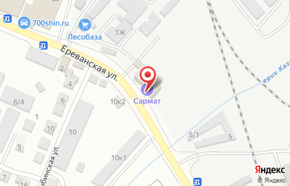 Производитель насосного оборудования Грундфос на улице Ереванской на карте