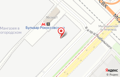 Магазин мужской одежды Мишелин на Бульваре Рокоссовского на карте