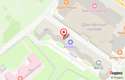 Родильный дом # 17 на Леснозаводской улице на карте