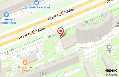 Комплексный центр социального обслуживания населения Фрунзенского района Санкт-Петербурга в Фрунзенском районе на карте